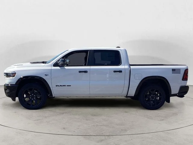 New 2026 Bright White Clearcoat Ram LARAMIE CREW CAB 4X4 5