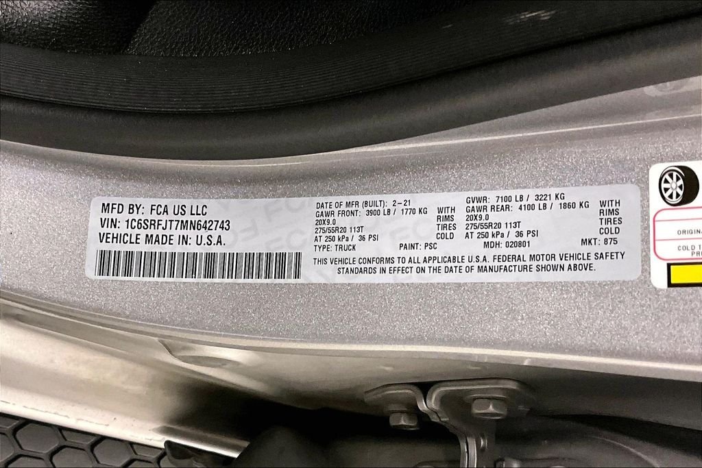 2021 RAM Ram 1500 Pickup Laramie - Photo 20