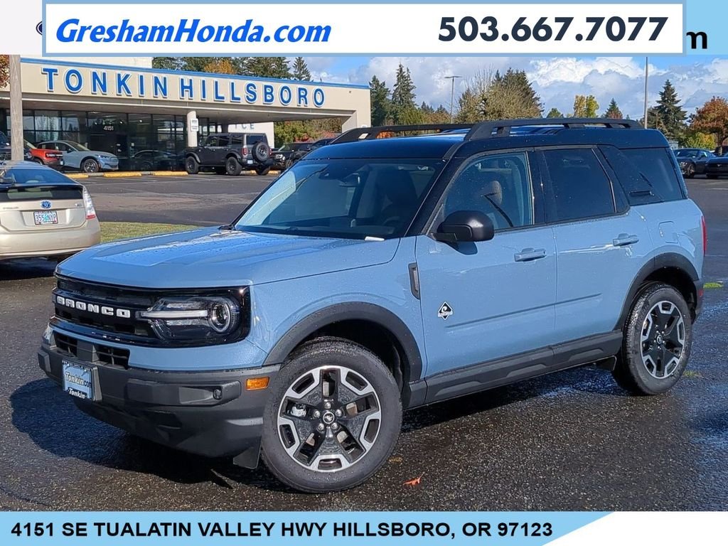 Used 2024 Azure Gray Metallic Tri-Coat Ford Outer Banks image 1