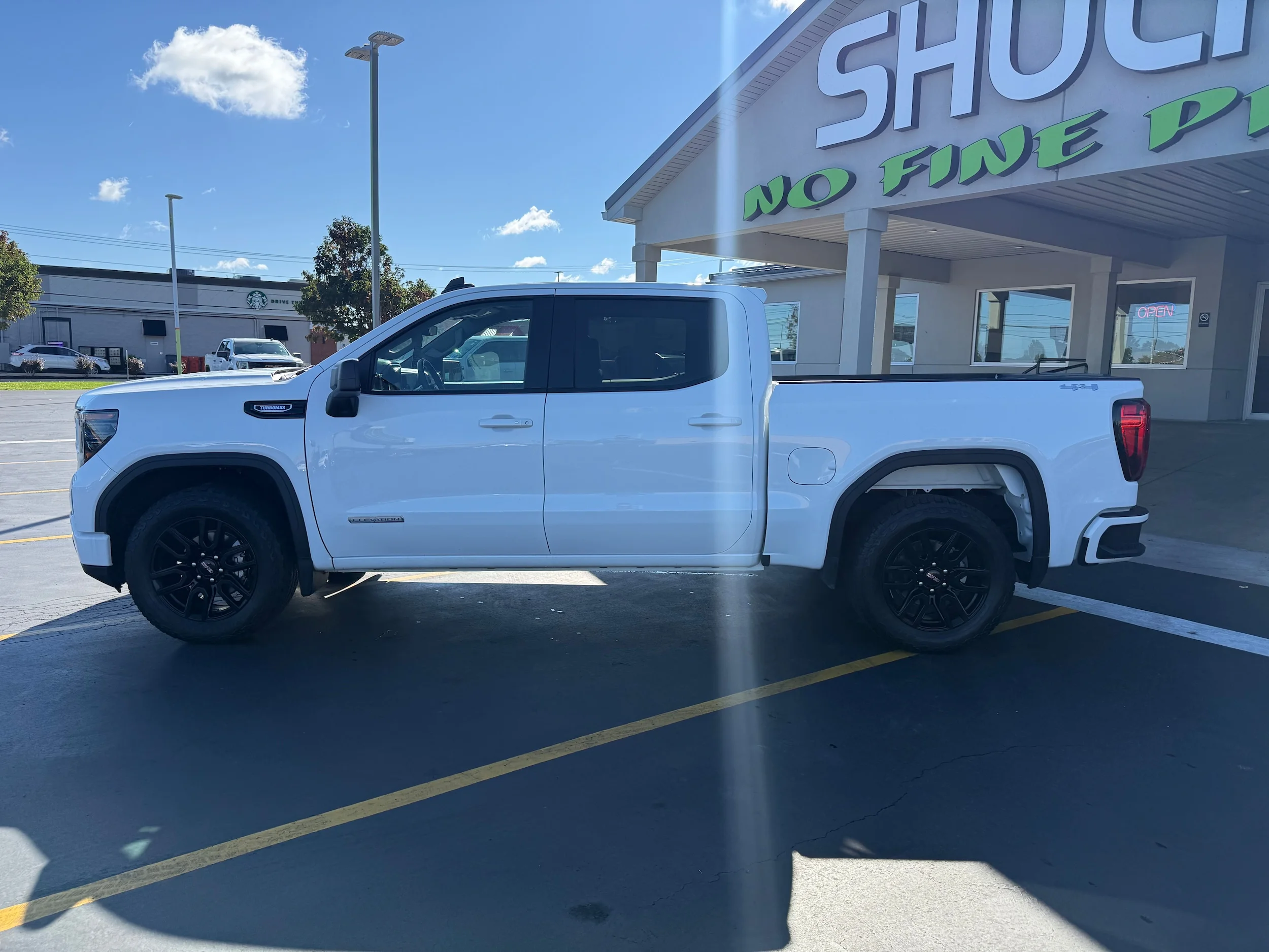Used 2025 Summit White GMC Elevation image 3
