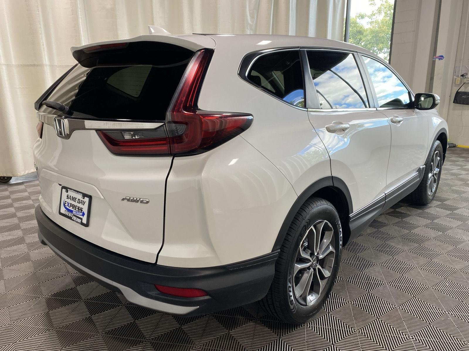 Used 2021 Platinum White Pearl Honda EX image 7