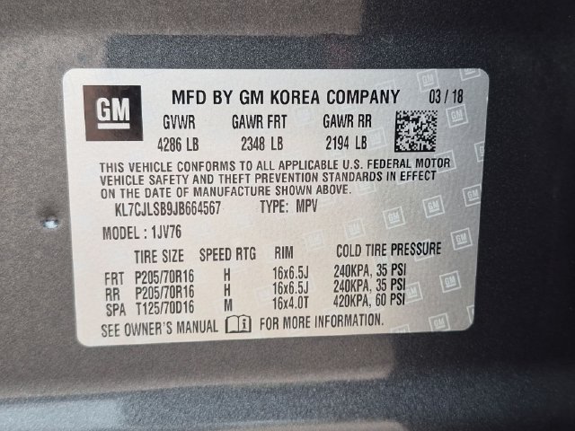 Used 2018 Gray Chevrolet LT image 30
