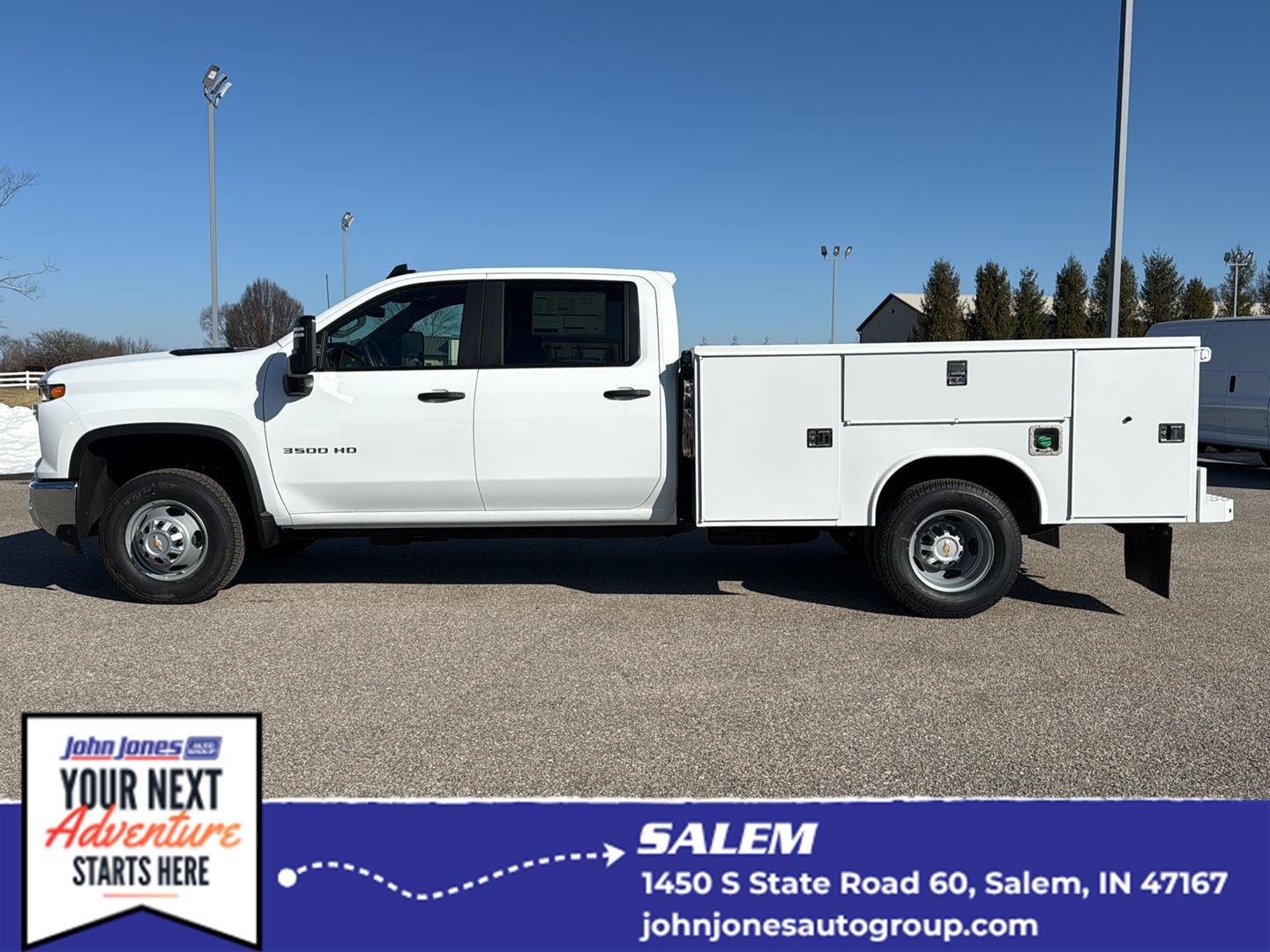 New 2026 Summit White Chevrolet Work Truck image 1