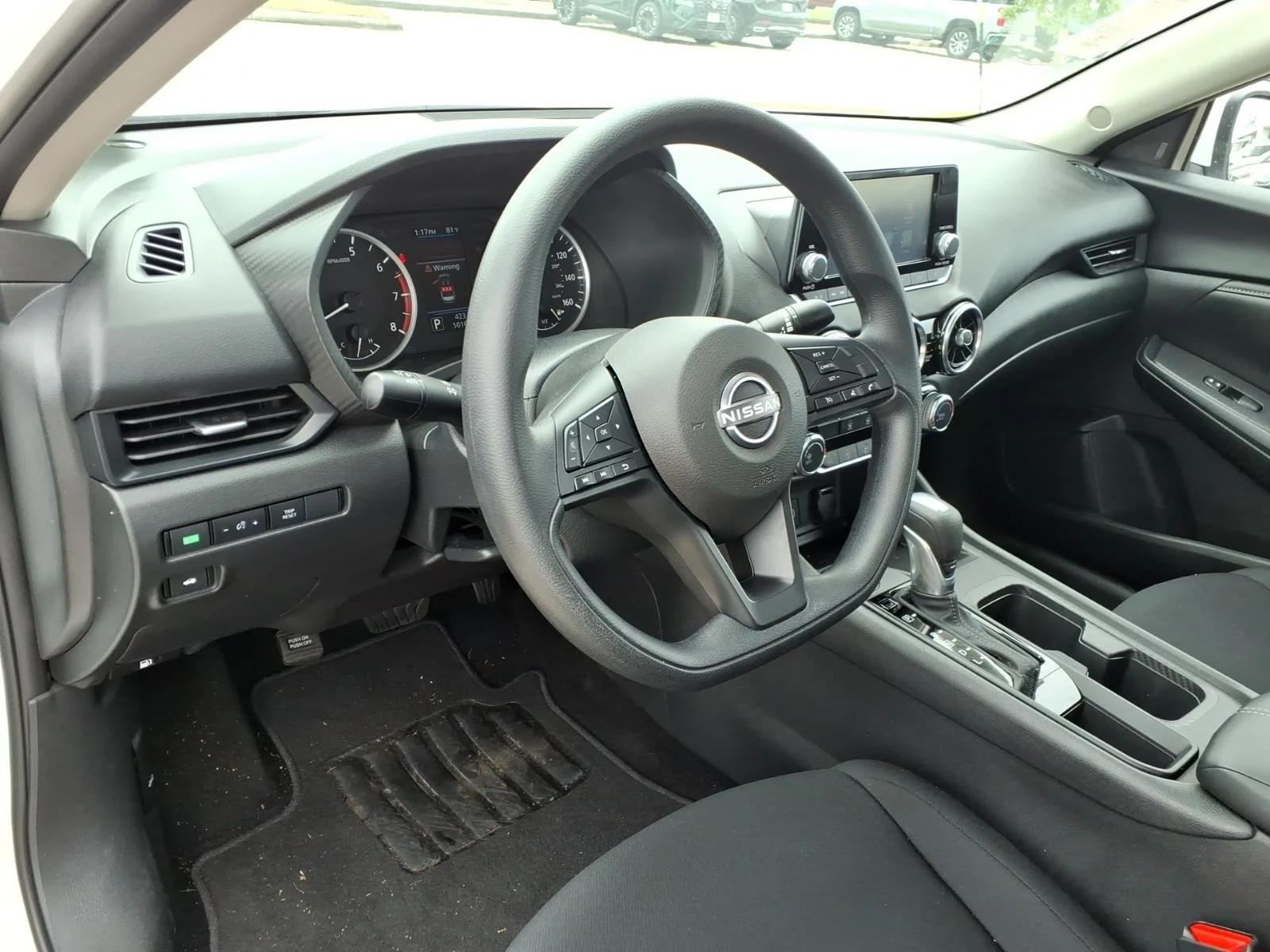 2025 Nissan Sentra S White at Robbins Nissan