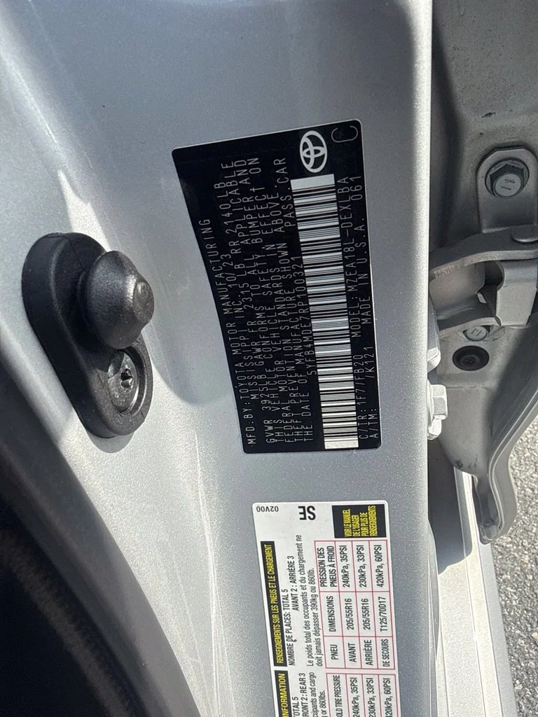 Used 2024 Silver Toyota LE image 25