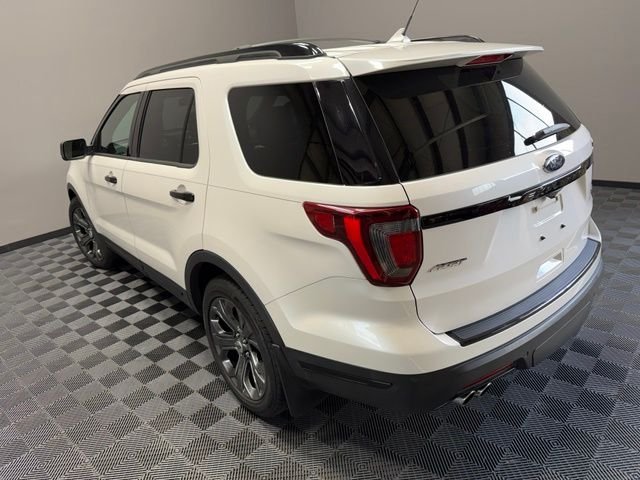 Certified Used 2018 White Platinum Clearcoat Metallic Ford Sport image 8