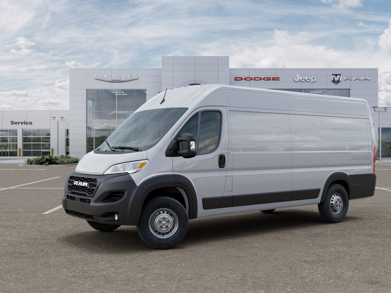 New 2026 Bright White Clearcoat RAM High Roof image 28