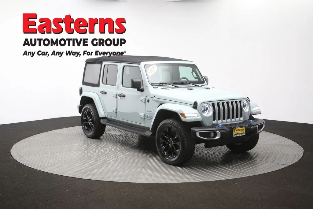 Used 2023 Gray Jeep Sahara 4xe image 49