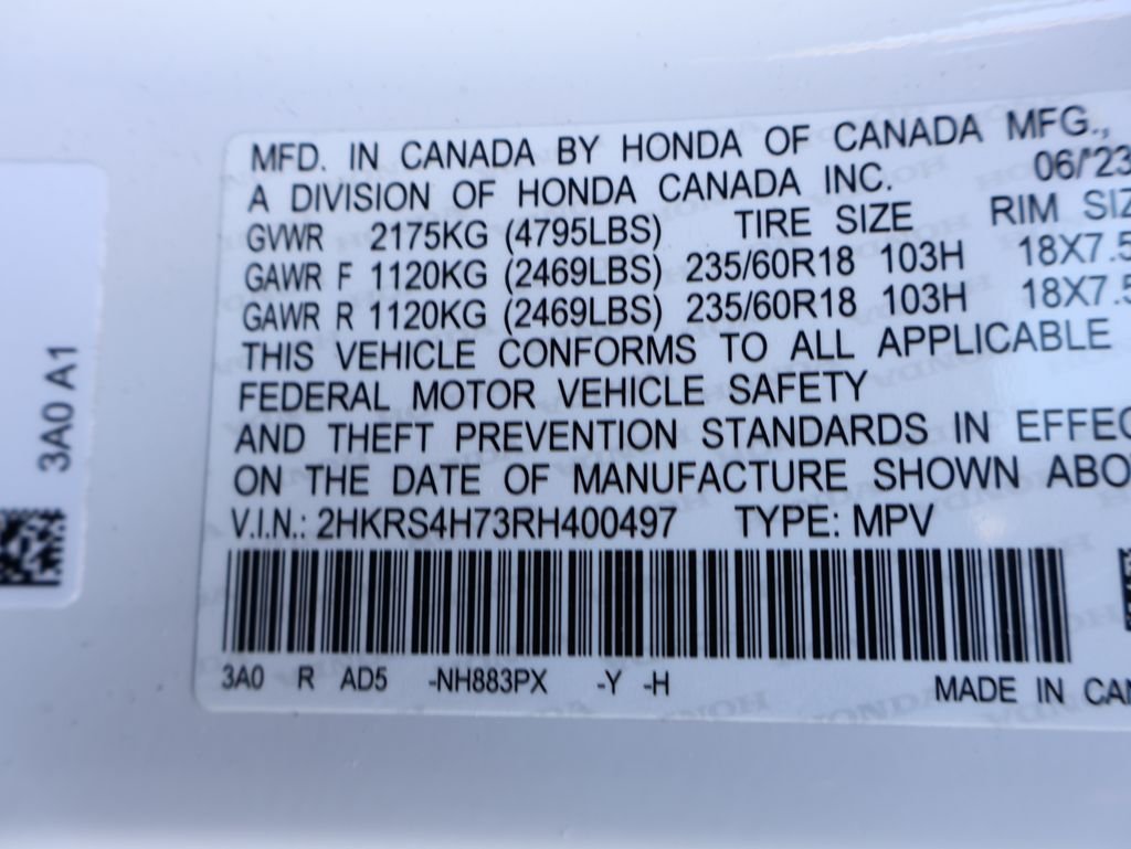 Used 2024 White Honda EX-L image 13