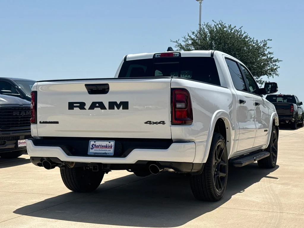 New 2026 Bright White Clear-Coat Exterior Paint RAM Laramie image 9