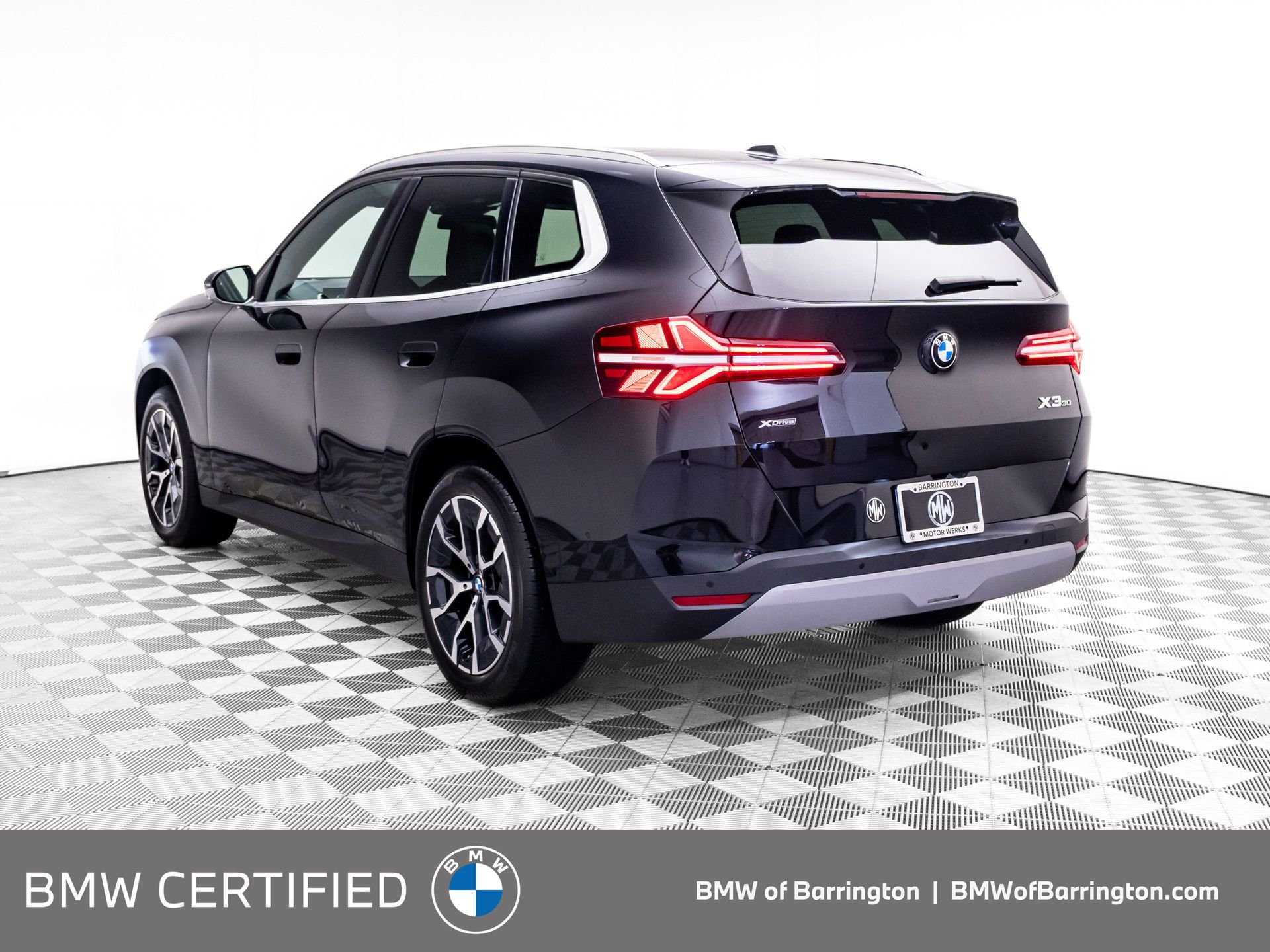Certified Used 2025 Black Sapphire Metallic BMW 30 xDrive image 3