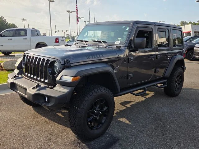 Used 2020 Gray Jeep Unlimited Sport image 3