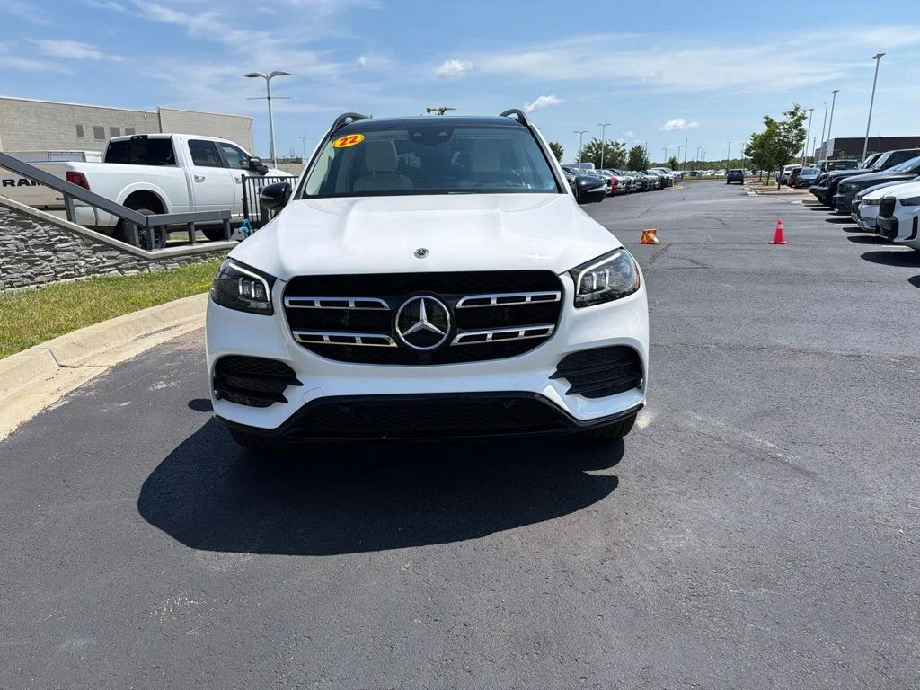 Used 2022 White Mercedes-Benz GLS 450 image 2