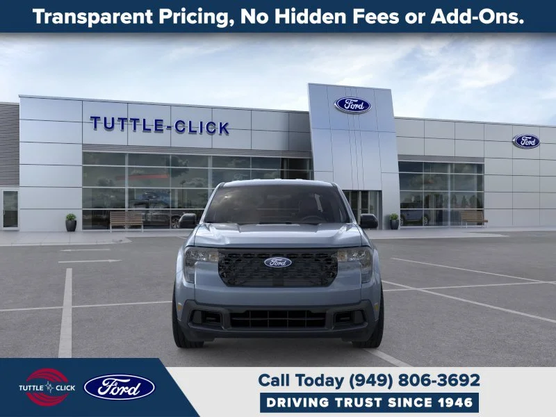 New 2025 Azure Gray Metallic Tri-Coat Ford XLT image 6
