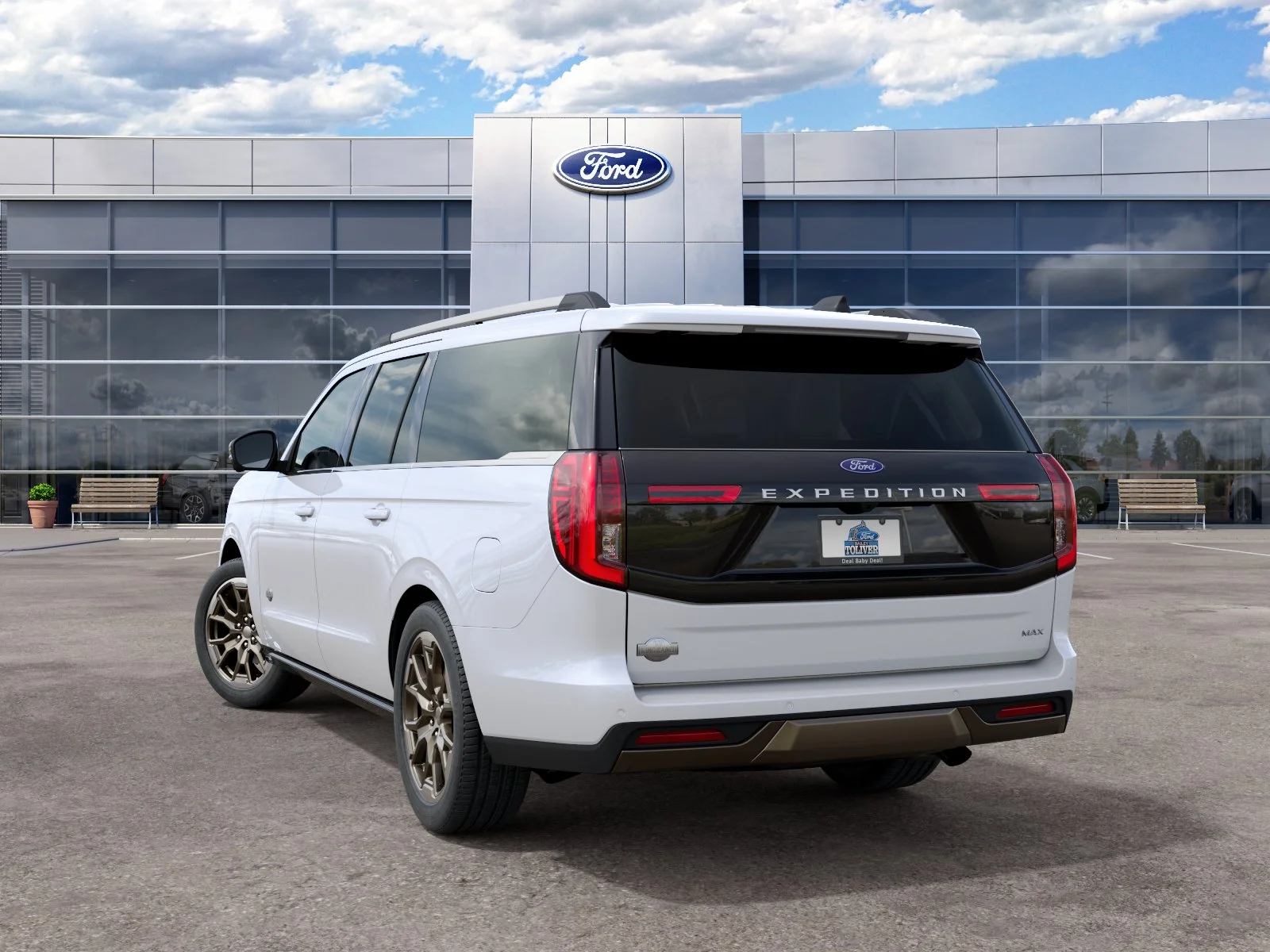 New 2027 Star White Metallic Tri-Coat Ford MAX King Ranch image 8