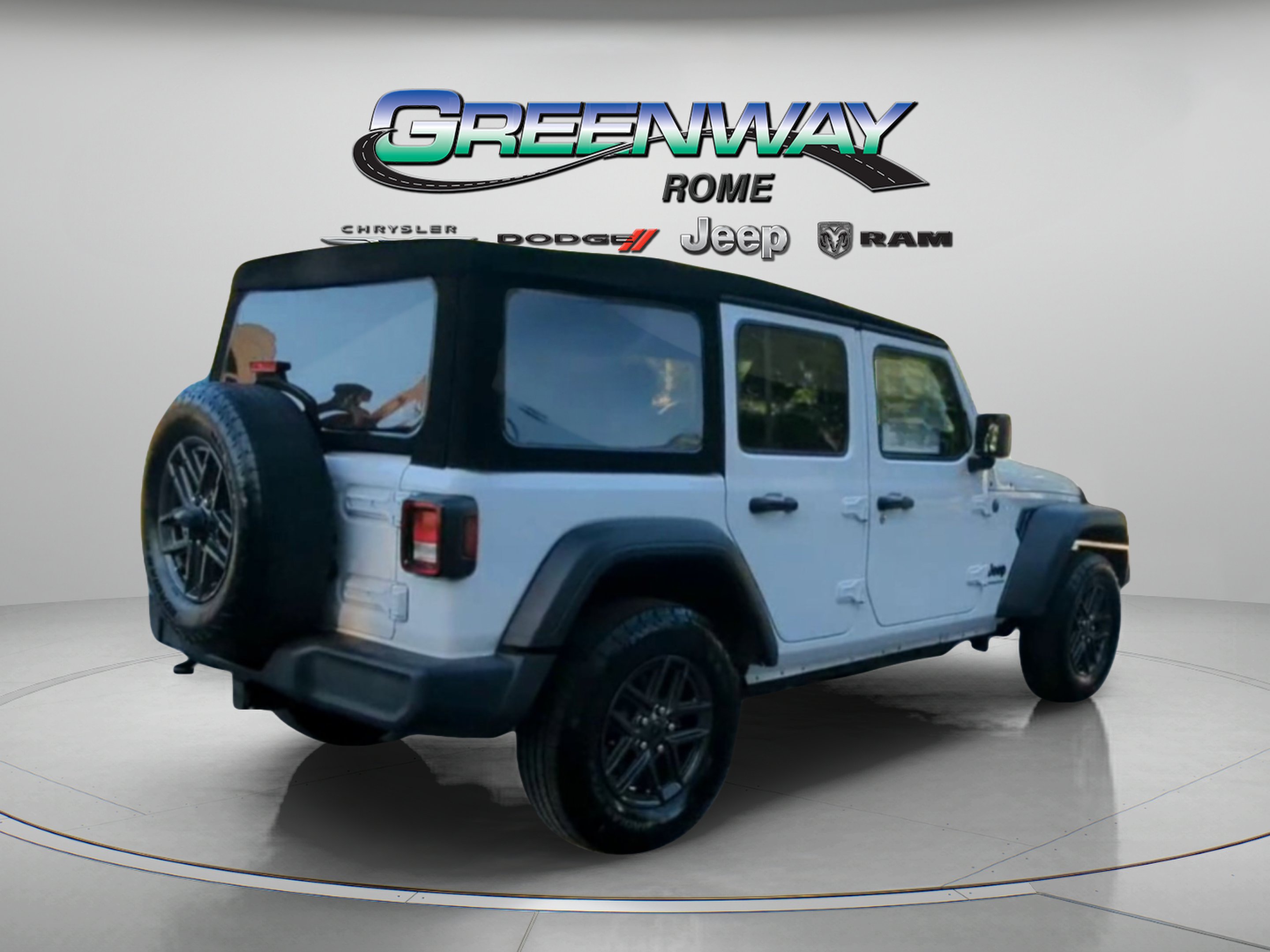 Used 2024 Bright White Clearcoat Jeep Sport S image 30