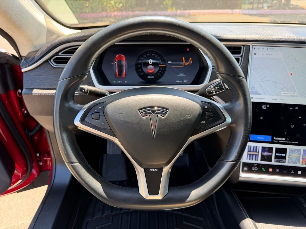 Used 2013 Red Tesla Performance image 18