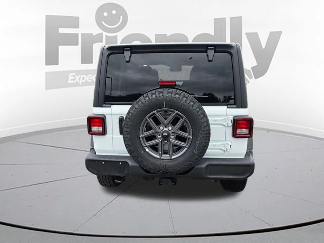 New 2026 Bright White Clear-Coat Exterior Paint Jeep Sport S image 6
