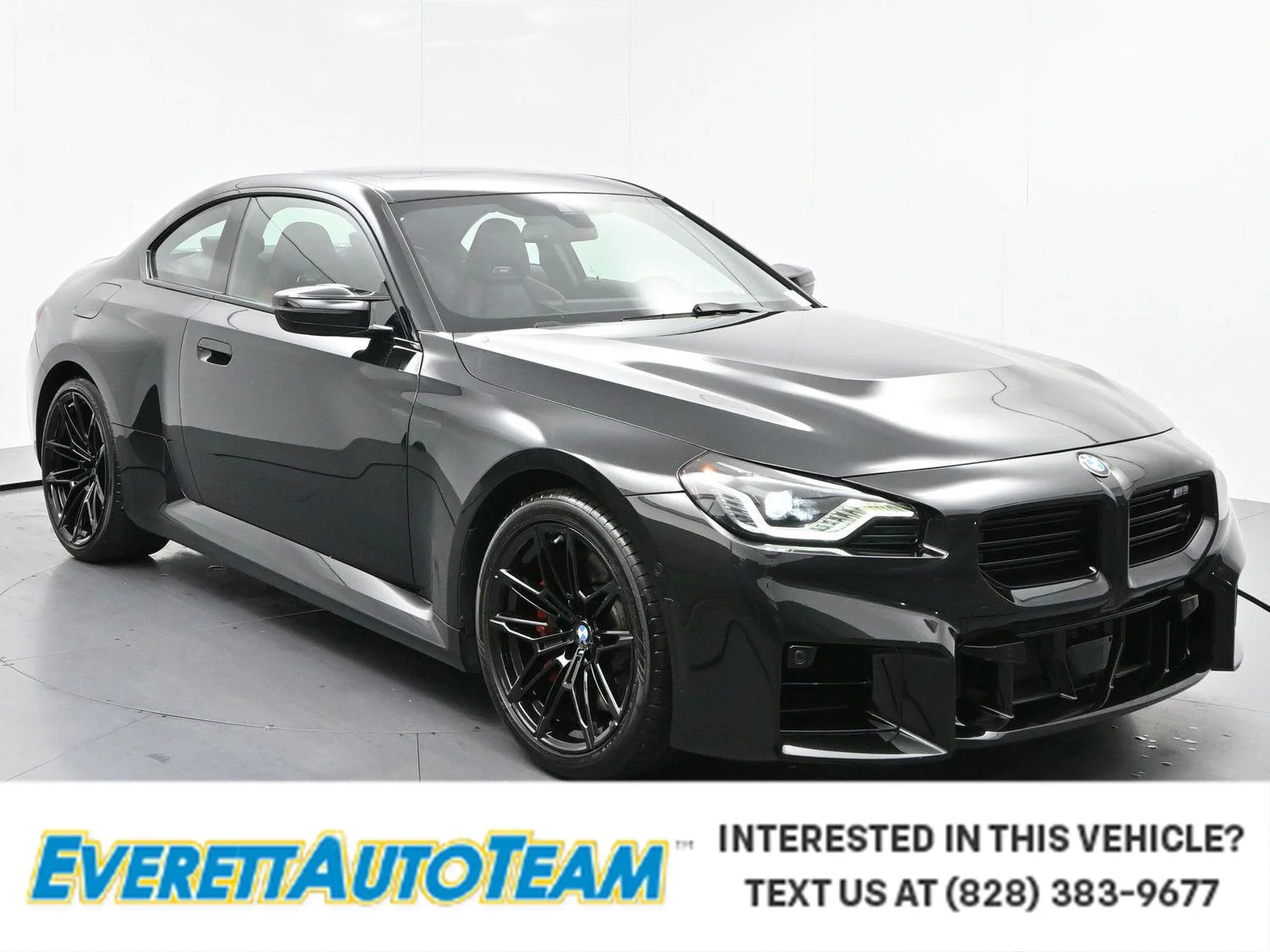 Used 2025 Black Sapphire Metallic BMW Coupe image 1