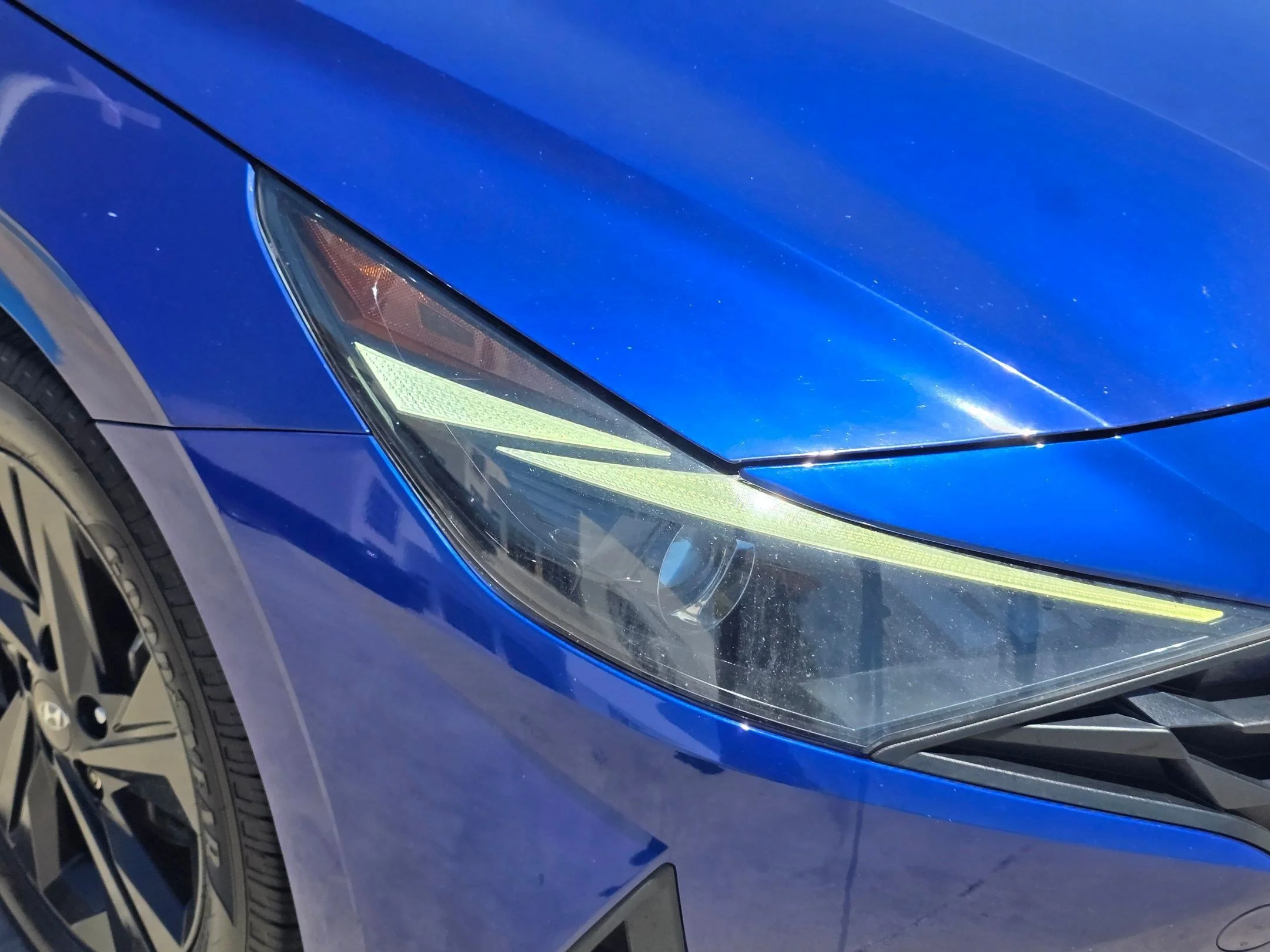 Used 2023 Intense Blue Hyundai Blue image 10