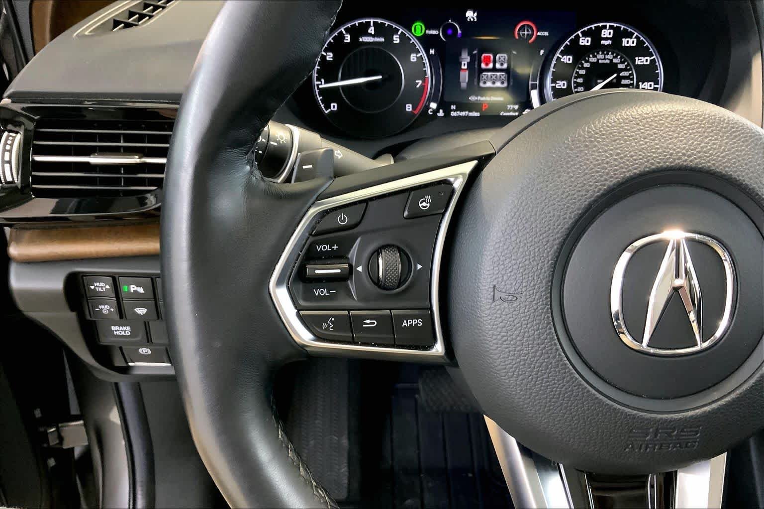 Used 2024 Liquid Carbon Metallic Acura w/Advance Package image 23