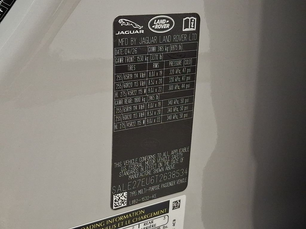 New 2026 Borasco Grey LAND ROVER X-Dynamic SE image 20