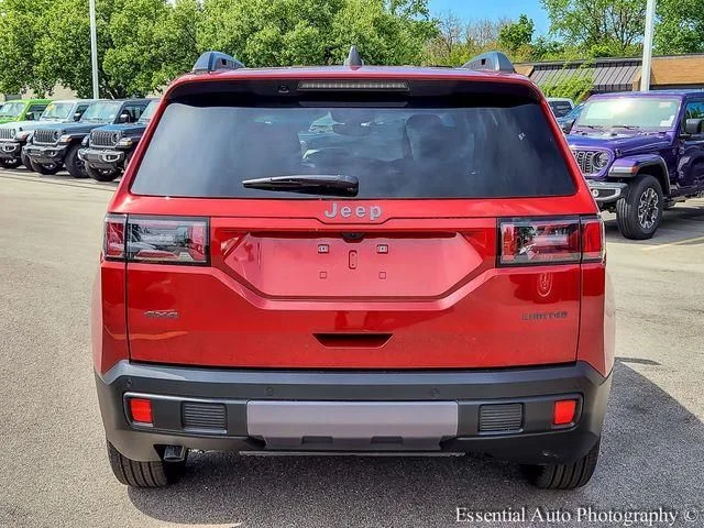 New 2026 Red Hot Pearl-Coat Exterior Paint Jeep Limited image 5