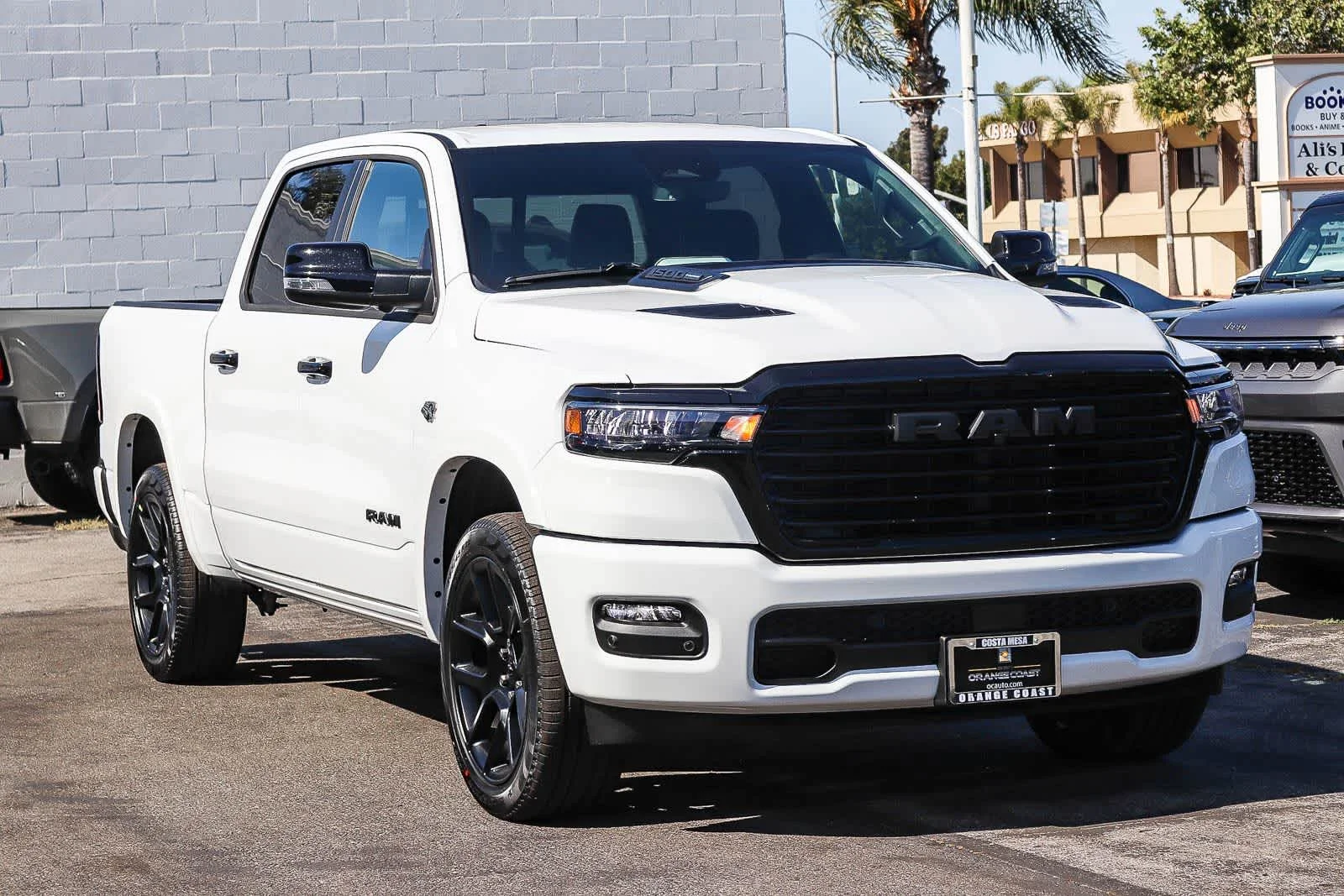 New 2026 Bright White Clear-Coat Exterior Paint RAM Laramie image 3