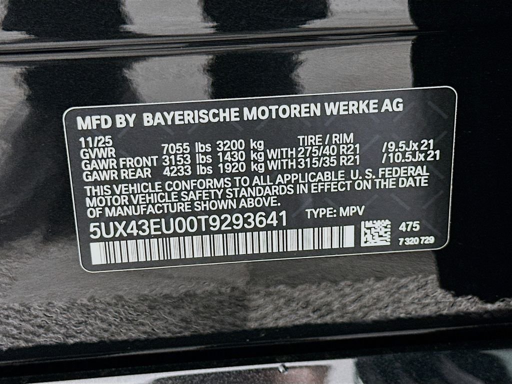 Used 2026 Black Sapphire Metallic BMW xDrive50e image 24