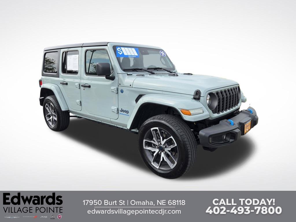 Used 2024 Gray Jeep Sport S 4xe image 1