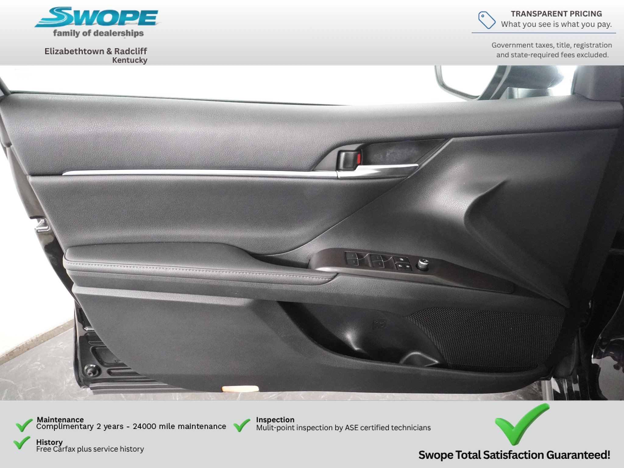 Used 2024 Midnight Black Metallic Toyota XSE image 14