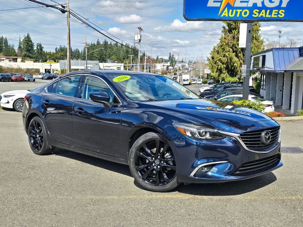 Used 2016 Mazda MAZDA6 i Grand Touring with VIN JM1GJ1W5XG1486857 for sale in North Bend, WA