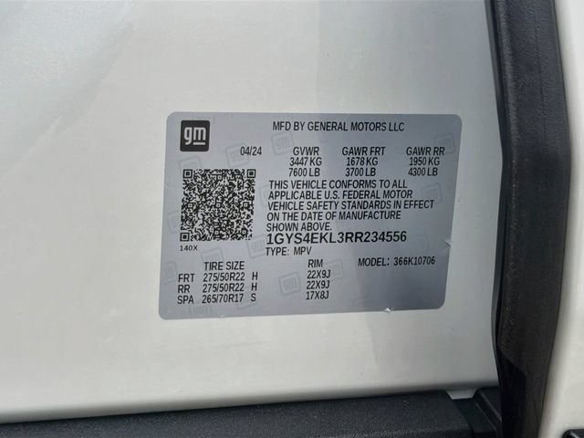 Used 2024 Crystal White Tricoat Cadillac 4WD Sport image 46