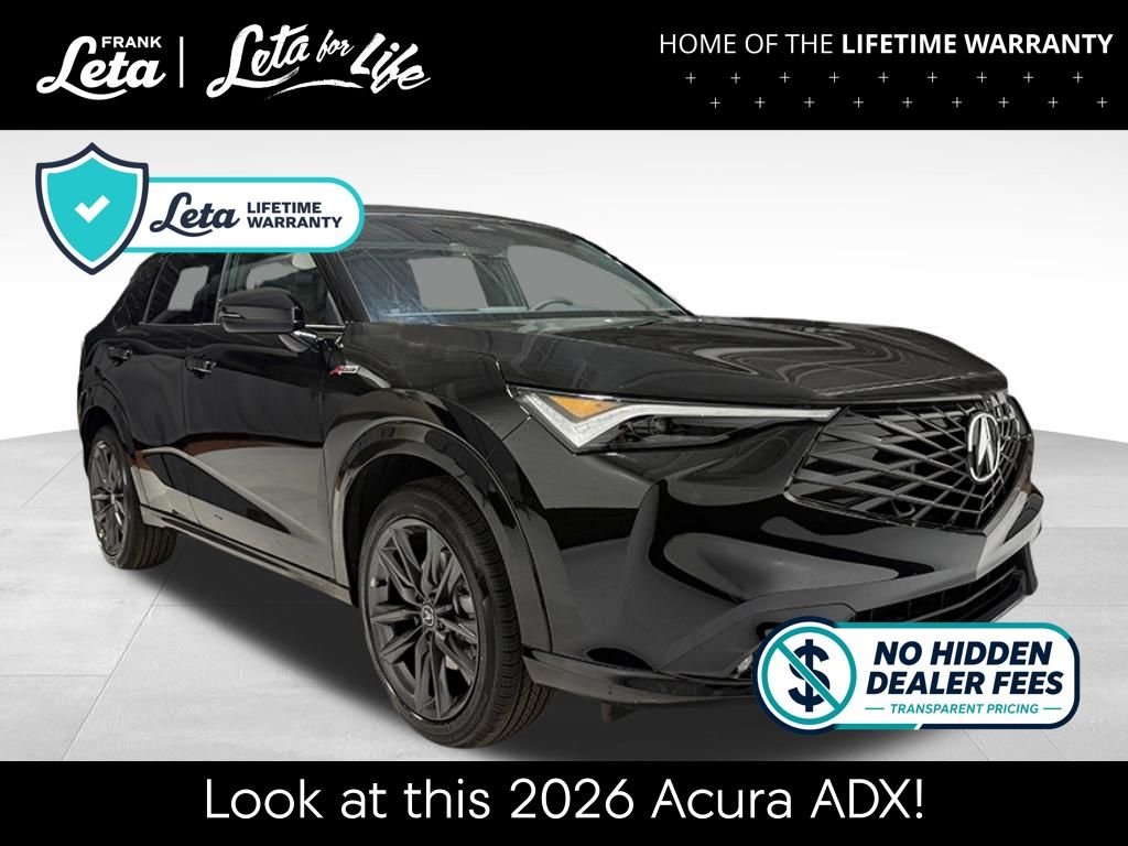 New 2026 Crystal Black Pearl Acura w/A-Spec Package image 11