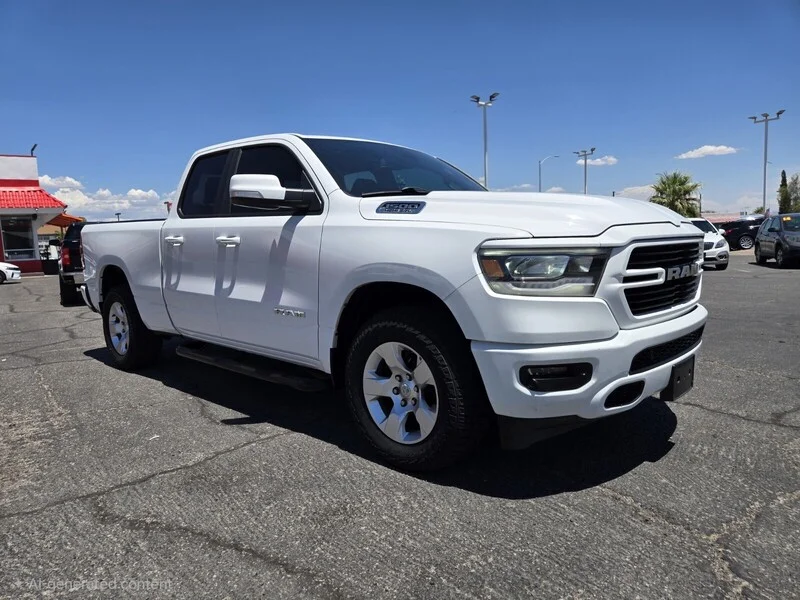 Used 2019 Bright White Clearcoat Ram Big Horn/Lone Star image 4