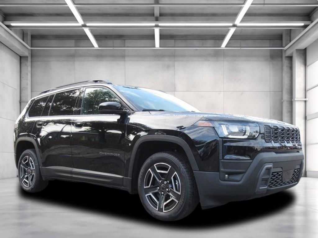 New 2026 Diamond Black Crystal Pearl-Coat Exterior Paint Jeep Limited image 1
