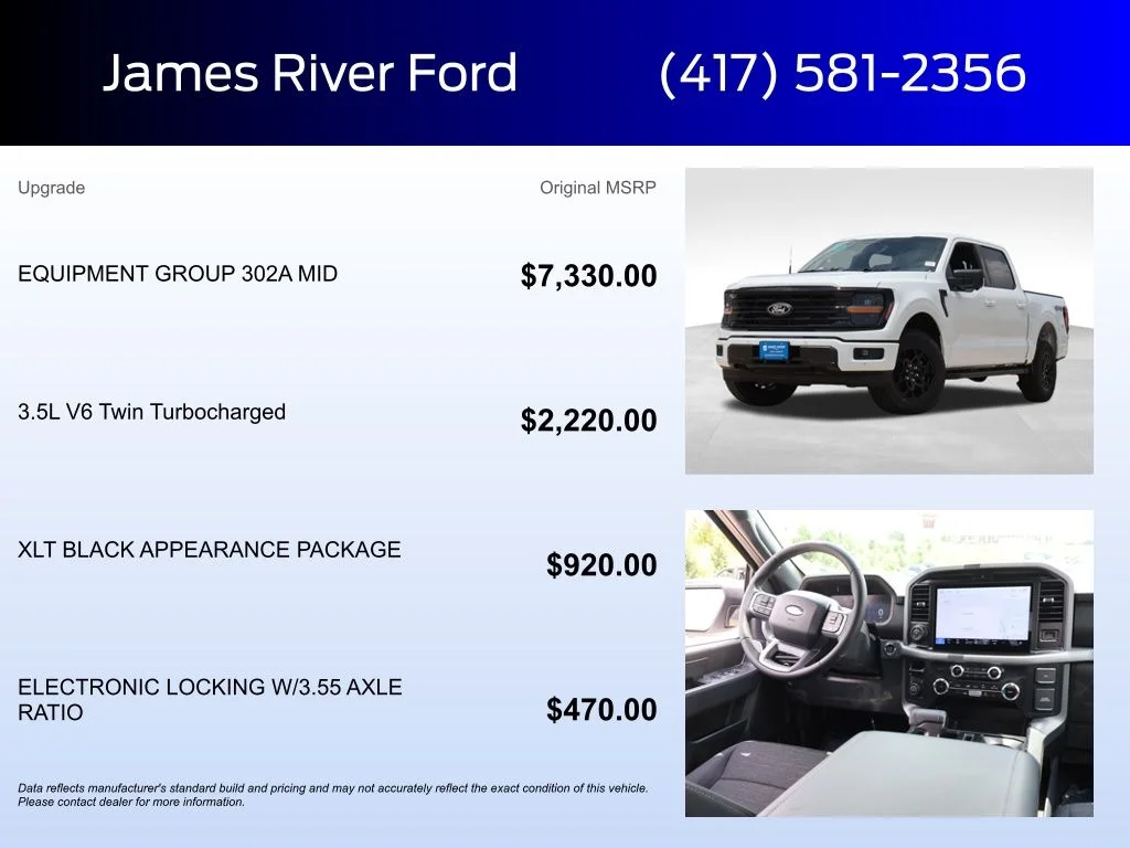 New 2026 Oxford White Ford XLT image 5