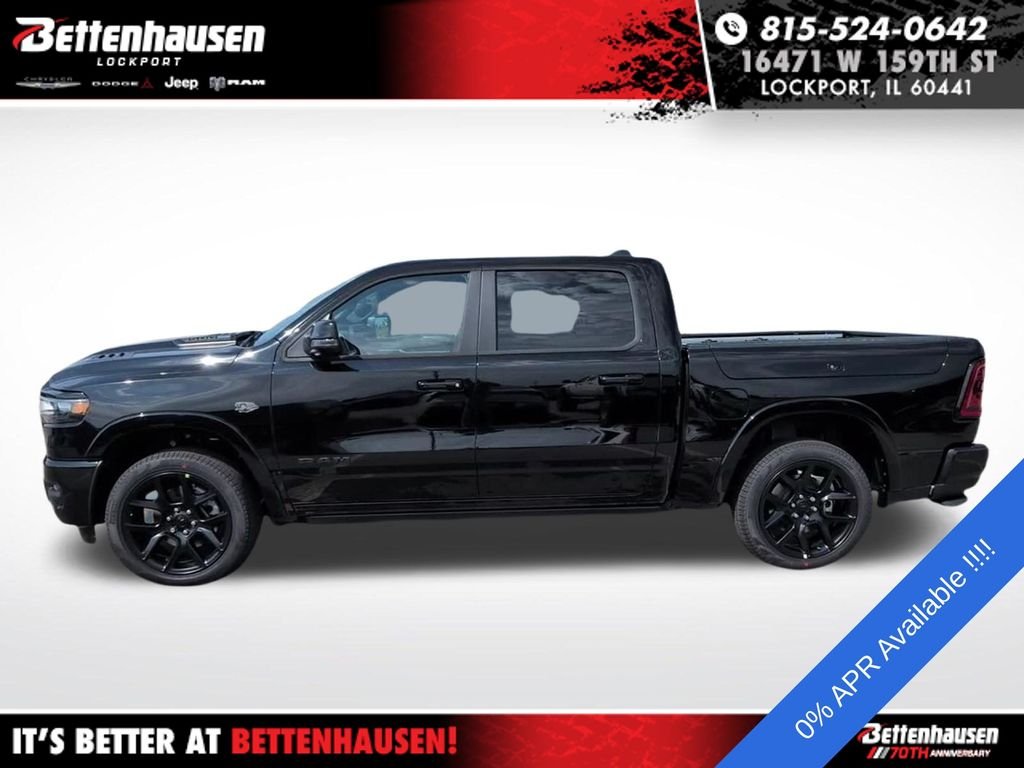 New 2027 Diamond Black Crystal Pearl-Coat Exterior Paint RAM Laramie image 11