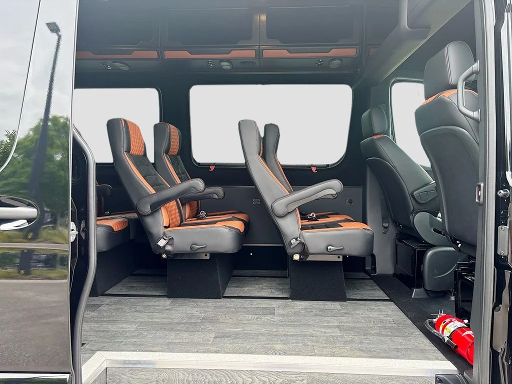 New 2025 Obsidian Black Metallic Mercedes-Benz 15 Passenger Sliding Door image 20