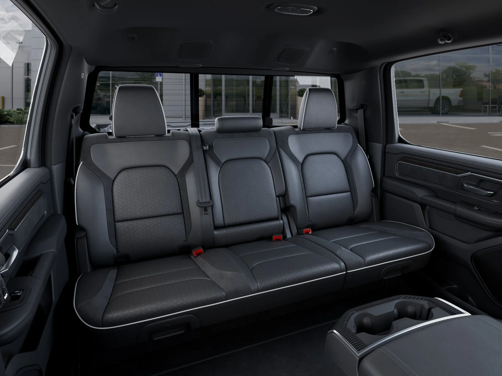New 2027 Bright White Clear-Coat Exterior Paint RAM Laramie image 15