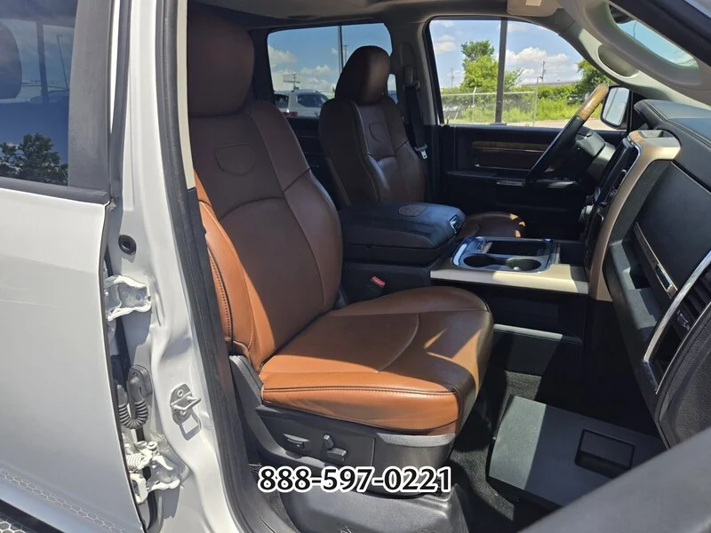 Used 2016 Bright White Clearcoat RAM LARAMIE LONGHORN image 19