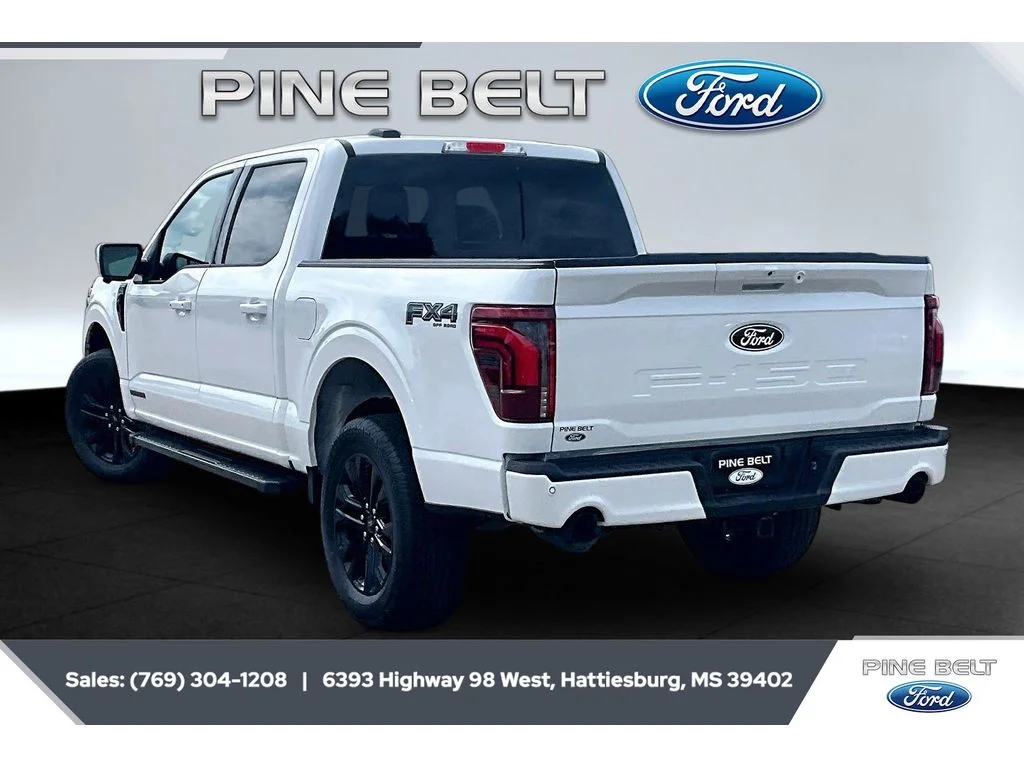 New 2026 Star White Metallic Tri-Coat Ford Lariat® image 2