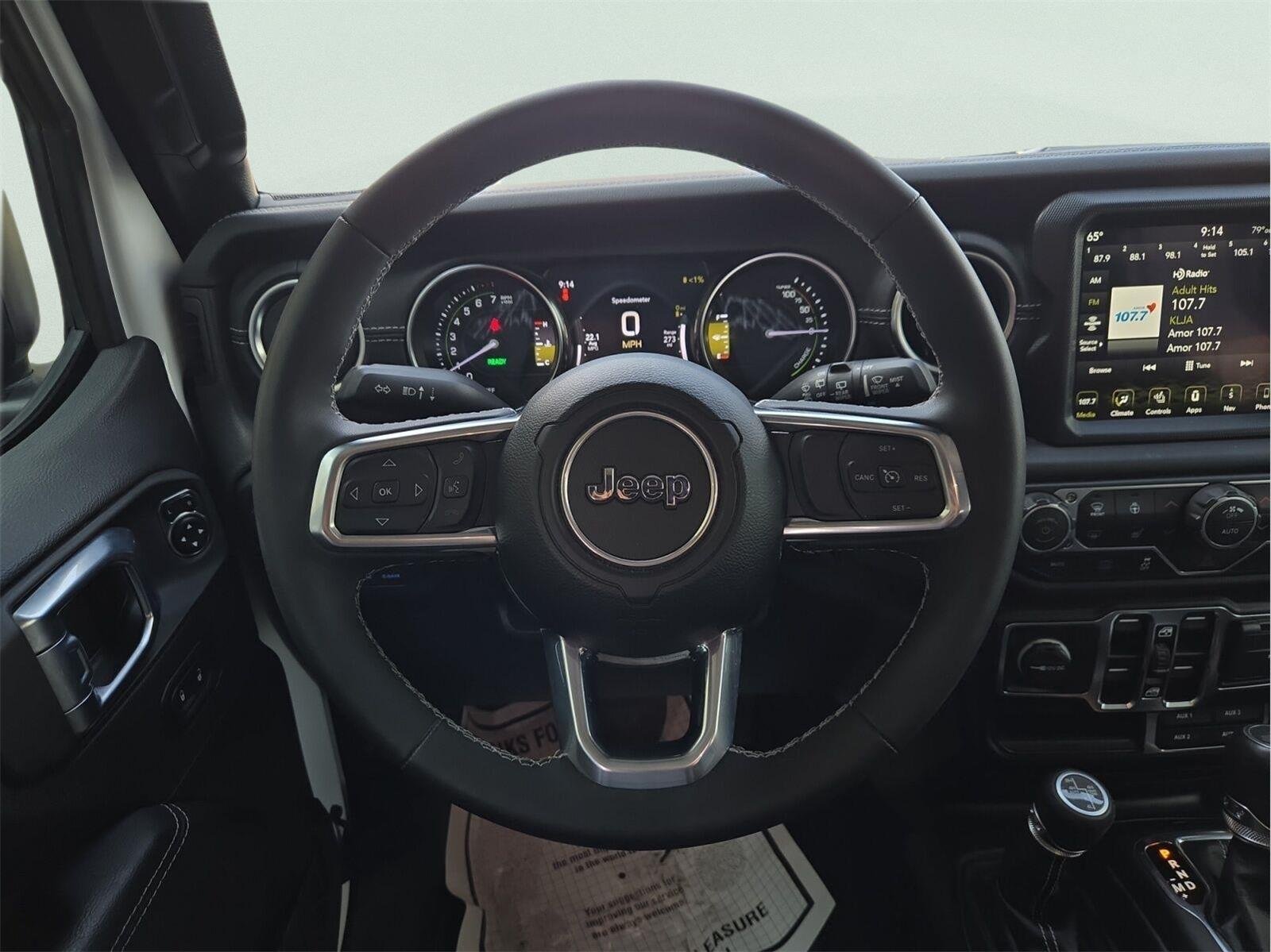 Used 2023 Bright White Clearcoat Jeep Sahara image 18