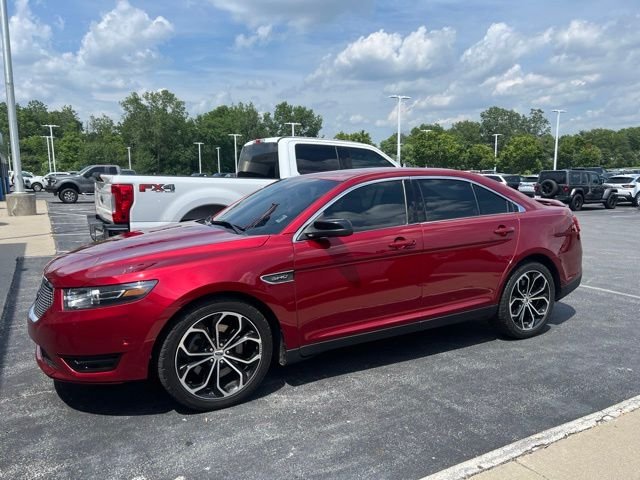 Ruby Red Metallic 2018 Ford Taurus Sedan All-Wheel Drive 6-Speed Automatic