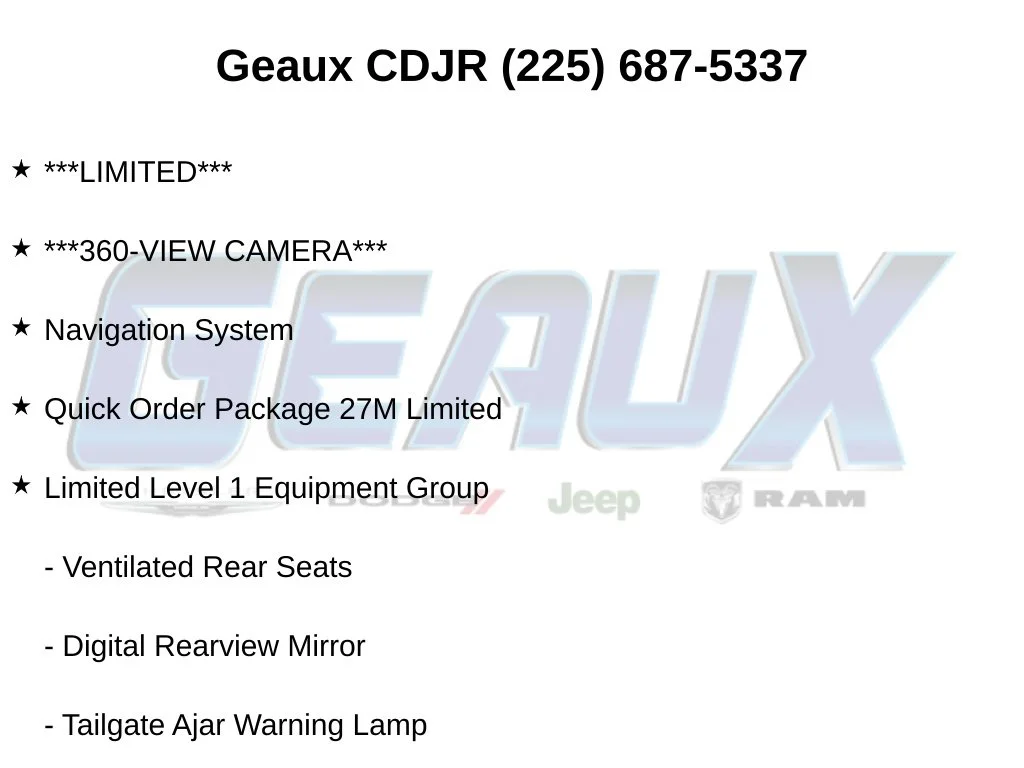 Used 2022 White Ram Limited image 13