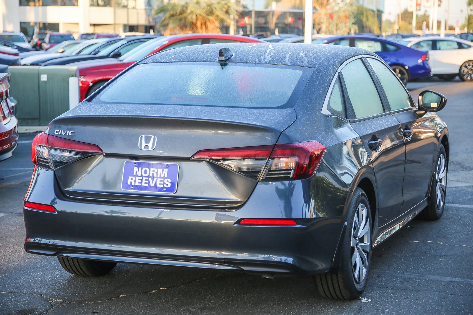New 2026 Meteorite Gray Metallic Honda LX CVT image 8