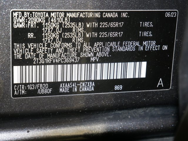 Certified Used 2023 Magnetic Gray Metallic Toyota LE image 31