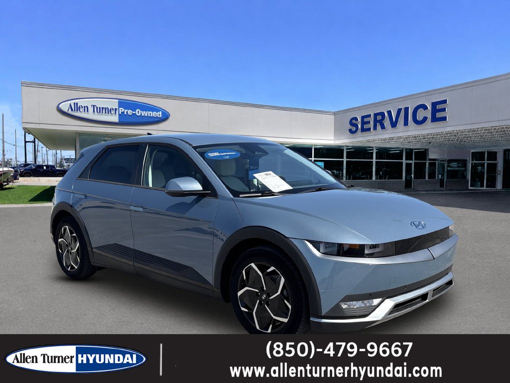 Certified Used 2023 Lucid Blue Hyundai SEL image 1