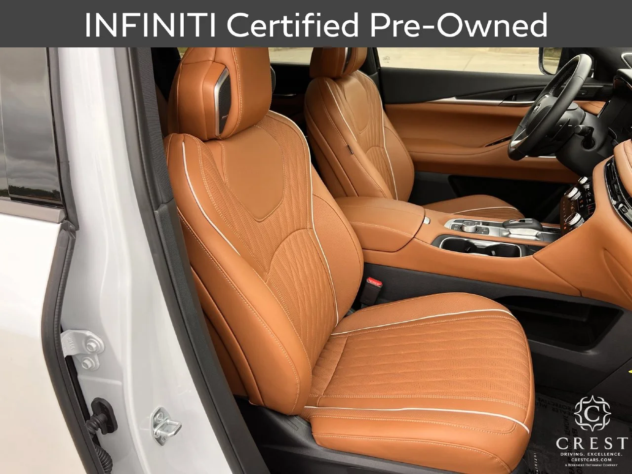 Certified Used 2027 Radiant White Black Obsidian INFINITI AUTOGRAPH image 27