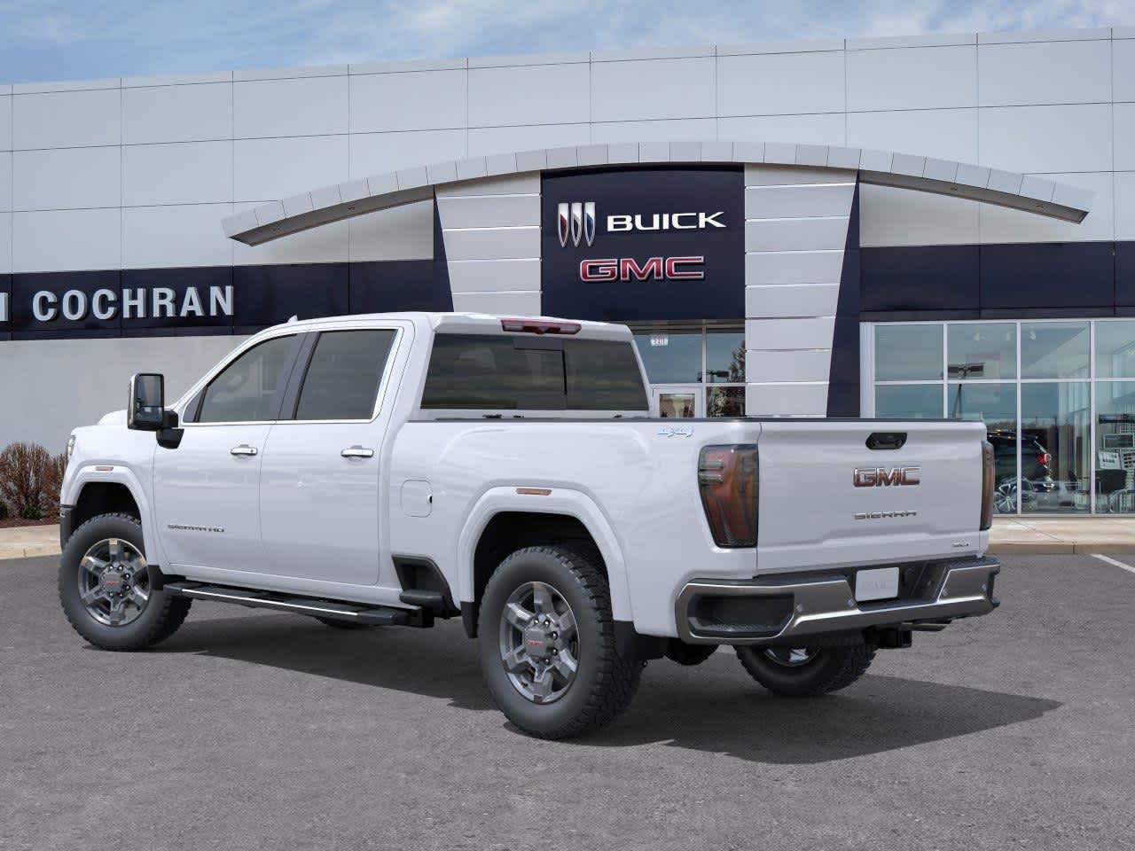 New 2026 Glacier White Tricoat GMC SLT image 3